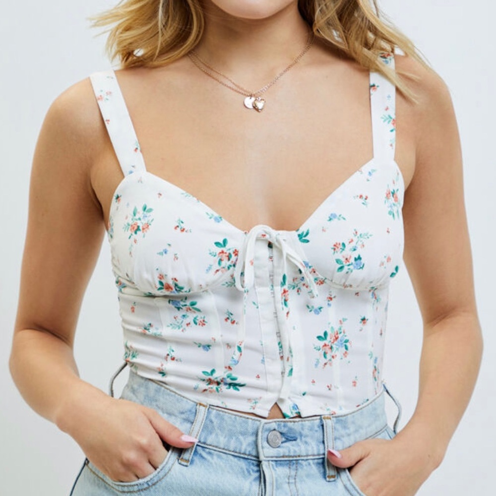 Kendall and Kylie bustier too from pacsun